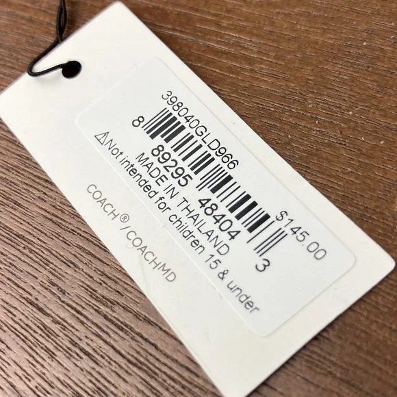 COACH Multicolor Letter Charm Necklace NWT - Picture 11 of 13